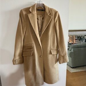 Lauren Ralph Lauren Single-Breasted Walker Coat, Women’s, Created for Macy’s